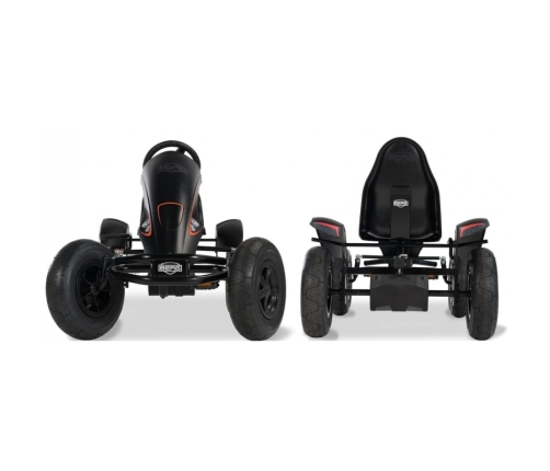 BERG Kartings ar pedāļiem XL Black Edition BFR Piepūšamie riteņi no 5/6 gadiem līdz 100 kg