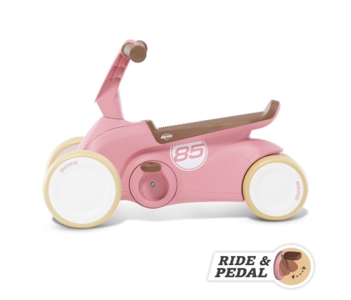 BERG GO2 Gokart Беговел 2in1 Retro Pink