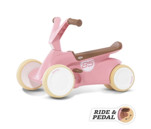 BERG GO2 Gokart Līdzsvara velosipēds 2in1 Retro Pink