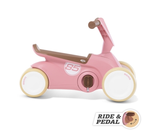 BERG GO2 Gokart Беговел 2in1 Retro Pink