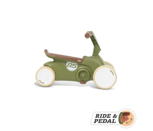 BERG GO2 Gokart Беговел 2in1 Retro Green