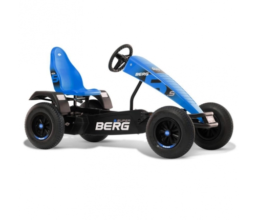 BERG Kartings ar pedāļiem XL B.Super Blue BFR Piepūšamie riteņi no 5 gadiem līdz 100 kg