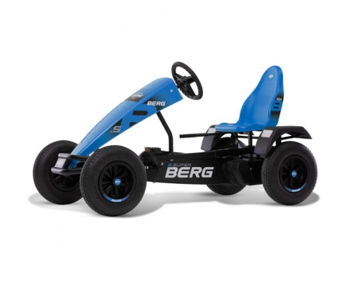 BERG Kartings ar pedāļiem XL B.Super Blue BFR Piepūšamie riteņi no 5 gadiem līdz 100 kg