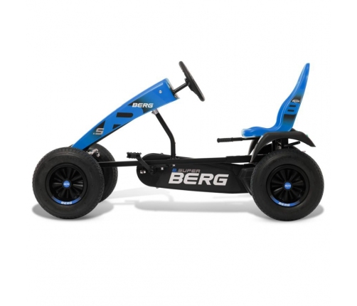 BERG Kartings ar pedāļiem XL B.Super Blue BFR Piepūšamie riteņi no 5 gadiem līdz 100 kg