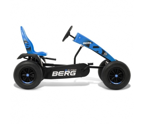 BERG Kartings ar pedāļiem XL B.Super Blue BFR Piepūšamie riteņi no 5 gadiem līdz 100 kg