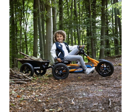 BERG Kartings ar pedāļiem Go-kart Buddy B-Orange līdz 50 kg