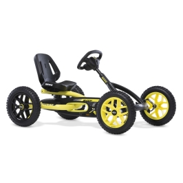 BERG Kartings ar pedāļiem Buddy Cross Yellow no 3 līdz 8 gadiem līdz 50 kg