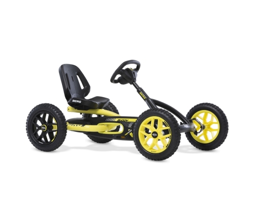 BERG Kartings ar pedāļiem Buddy Cross Yellow no 3 līdz 8 gadiem līdz 50 kg