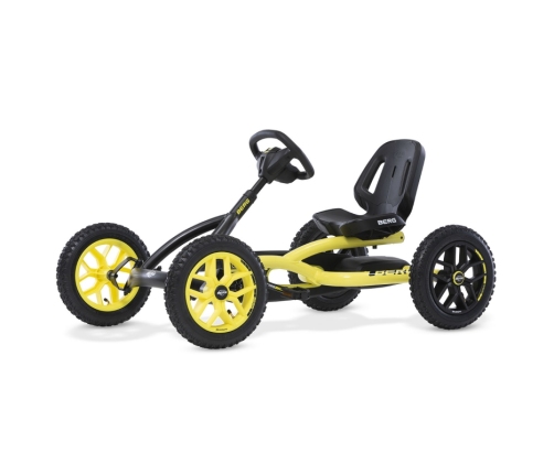 BERG Kartings ar pedāļiem Buddy Cross Yellow no 3 līdz 8 gadiem līdz 50 kg