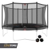 BERG Trampolina Favorit Gray 430 cm + Siatka Bezpieczeństwa Comfort + Gra Zręcznościowo Logiczna LEVELS