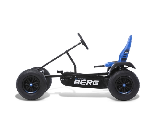 BERG Kartings ar pedāļiem XL B.Rapid Blue BFR Piepūšamie riteņi no 5 gadiem līdz 100 kg