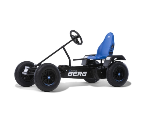 BERG Kartings ar pedāļiem XL B.Rapid Blue BFR Piepūšamie riteņi no 5 gadiem līdz 100 kg