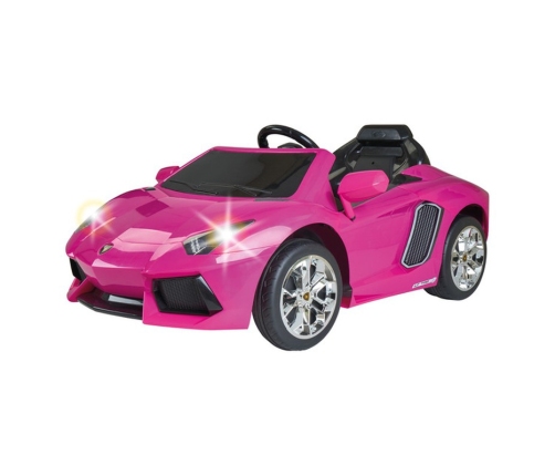 Bērnu elektroauto FEBER Lamborghini Aventador Pink