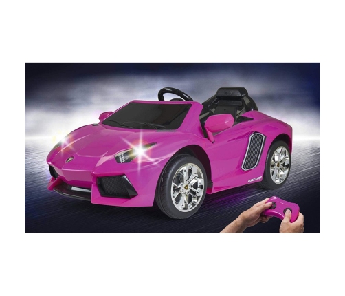 Детский электромобиль FEBER Lamborghini Aventador Pink