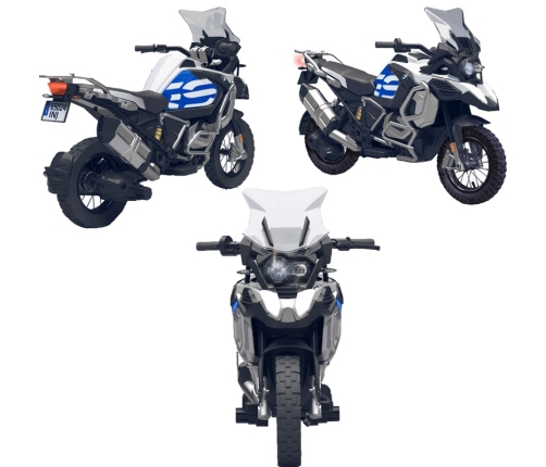 Bērnu elektro motocikls INJUSA BMW R1250 GS ADVENTURE Black