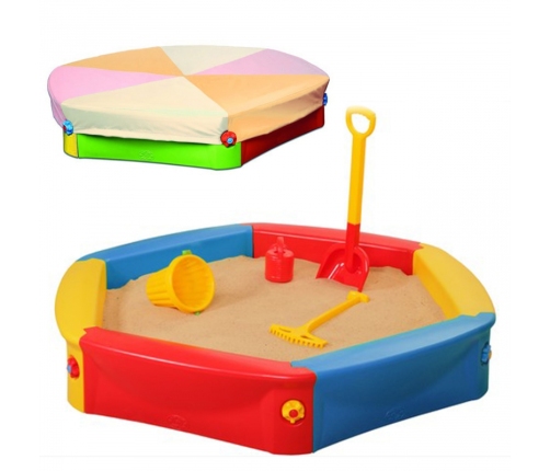 WOOPIE Modular Sandbox with Cover 120cm