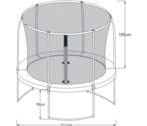 Axi Trampolina Bostonn 305 cm + Siatka