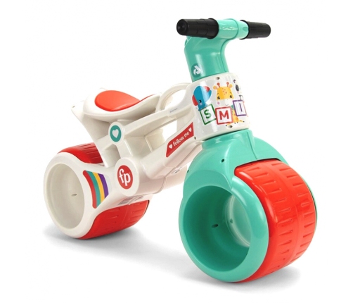 INJUSA Jeździk Rowerek Biegowy Fisher Price Szerokie Koła