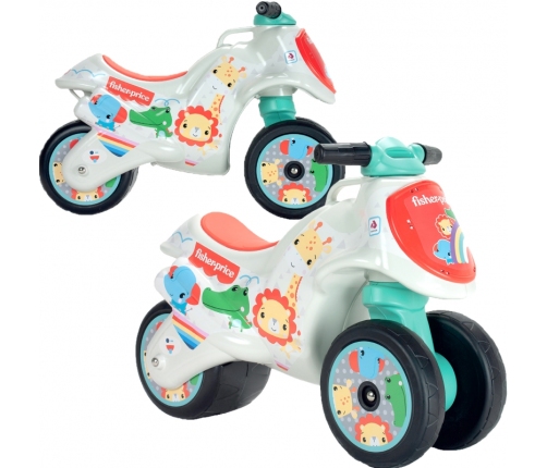 INJUSA Jeździk Trzykołowy Fisher-Price dla Dzieci Kolorowy