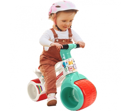 INJUSA Jeździk Rowerek Biegowy Fisher Price Szerokie Koła