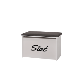 Ящик для игрушек DARIA printed graphite panel Ящик для игрушек DARIA printed graphite panel