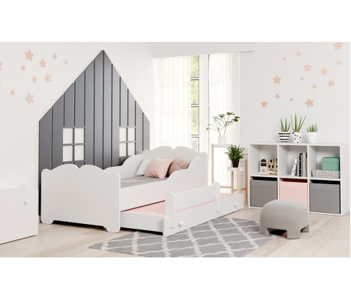 Двуспальная кровать Anna 160x80 White