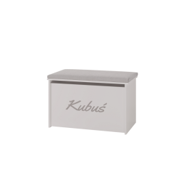 Ящик для игрушек DARIA printed grey panel Ящик для игрушек DARIA printed grey panel