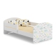 LUK children's bed 160x80 with railings - Stars