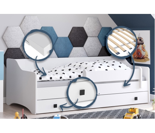 Jauniešu gulta Erik 180x80