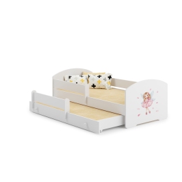 Divvietīga gulta LUK 160x80 Girl with wings Divvietīga gulta LUK 160x80 Girl with wings