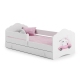 Wave children's bed 160x80 with drawer - Cat