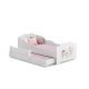 Double bed Anna 160x80 - Girl with unicorn