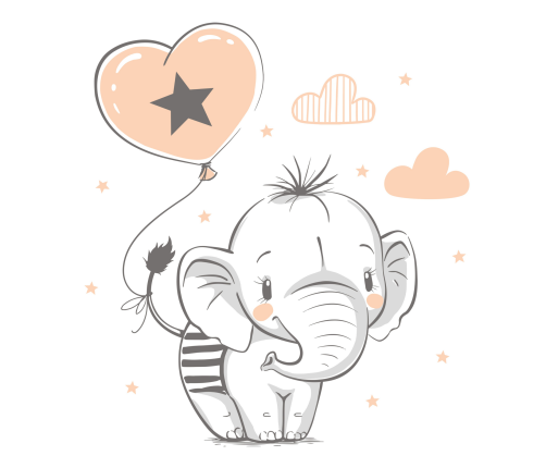 Двухместная кровать LUK 160x80 Elephant