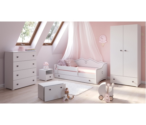 Emma youth bed 180x80 grey