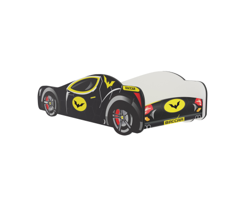 Детская кровать Batcar 160x80 с матрасом Black