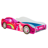 Bērnu gulta Batcar 160x80 ar matraci Pink