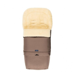 Спальный мешок на овечьей шерсти для коляски Womar SLEEP&GROW Wool Dark beige S20-002