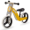 KinderKraft Balance Bike Uniq Honey Детский велосипед, бегунок с деревянной рамой