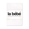 La Bebe™ Cotton Satin White Dabīgas satīna palags ar gumiju 60x120 cm