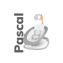 Шезлонг для детей Lionelo PASCAL grey dove