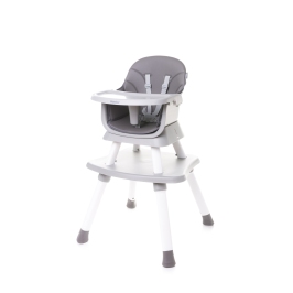4BABY MASTER grey 2in1 Детский стульчик для кормления