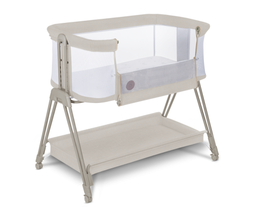 Детская приставная кровать-манеж Lionelo LUNA 2in1 beige sand