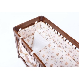 Gultas Apmale 300 cm TROLL Owls 3 side Bumper for cot