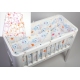 Бортик-охранка для кроватки 300 см TROLL Teddy Orange 3 side Bumper for cot