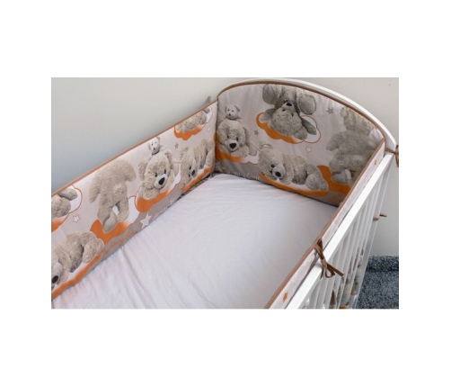 Aizsargs gultai 360 сm ANKRAS FUNNY BEAR beige