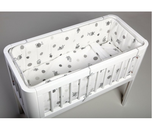 Aizsargs šūpulim 260 cm TROLL Bee 4 side Bumper for crib