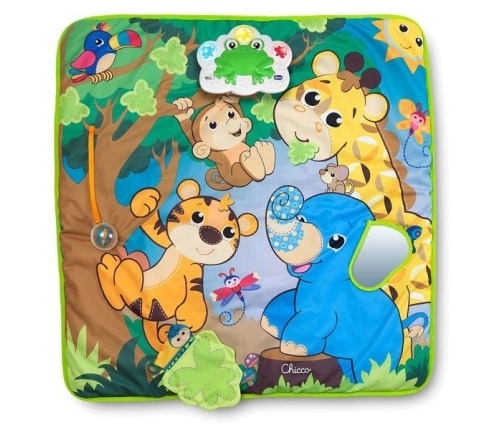 Развивающий музыкальный коврик Chicco Jungle Play Mat