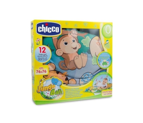 Развивающий музыкальный коврик Chicco Jungle Play Mat