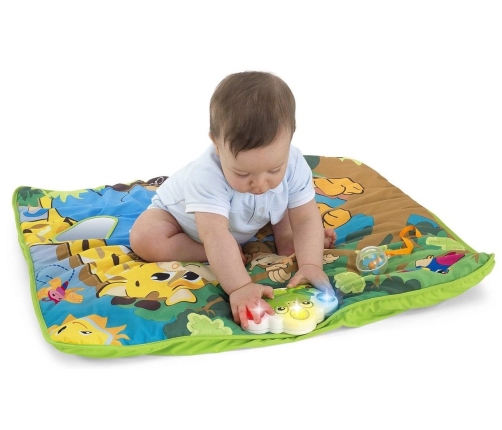 Развивающий музыкальный коврик Chicco Jungle Play Mat