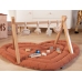 Aktivitātes paklājs 120 cm Childhome Heart Terracotta